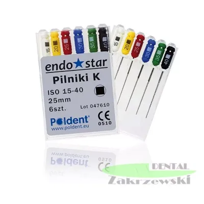 Pilniki K 31mm/28mm/25mm/21mm op.6 шт. Poldent — фото 2