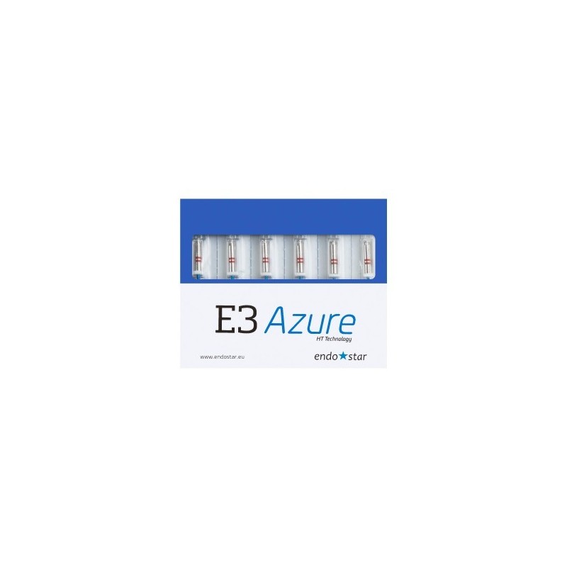 Pilniki E3 Azure Basic op.6 шт. Poldent