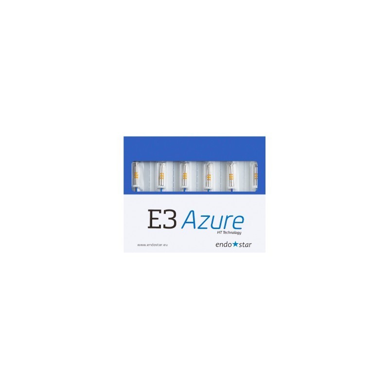 Pilniki E3 Azure Small op.6 шт. Poldent