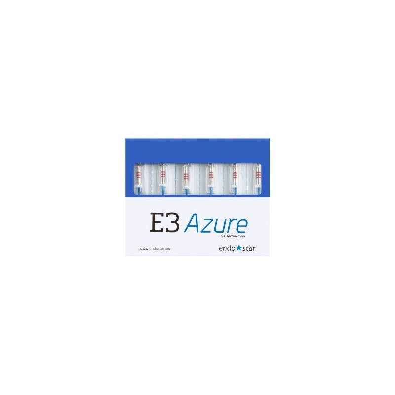 Pilniki E3 Azure Small op.6 шт. Poldent