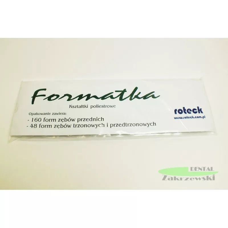Форматка-кроны целлюлозы. на зубы 1-6 ОП. 208 шт. Roteck