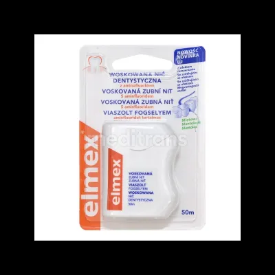 ELMEX вощеная зубная нить 50 м