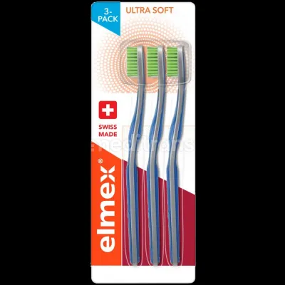 ELMEX зубная щетка Ultra Soft TRIO 3 шт.