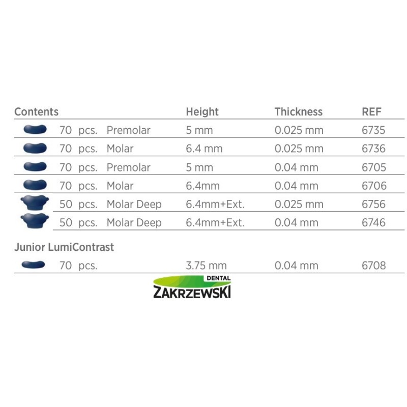 Quickmat Junior LumiContrast paski gr.0,04 mm op. 70 op