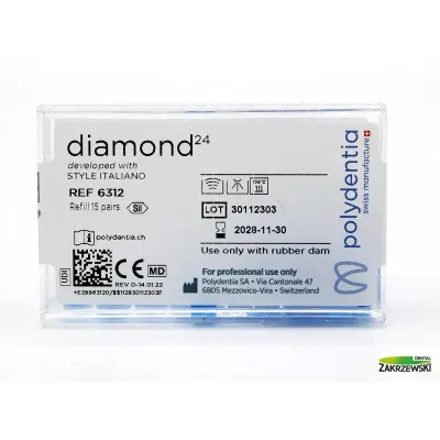 Diamond24 силиконовые втулки 6312 op.15 par Polydentia — фото 7