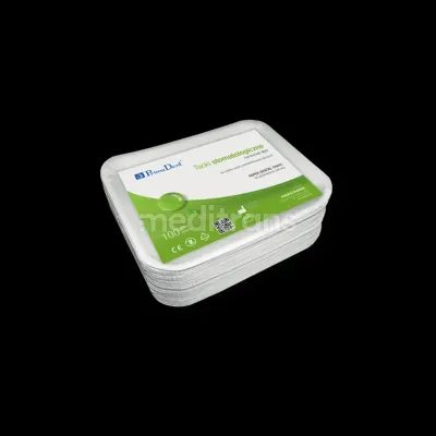 PrimaDent одноразовые бумажные лотки ECO 100pcs White с печатью