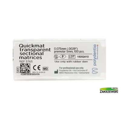 Quickmat Transparent paski гр. 0,075 мм Polydentia — фото 3