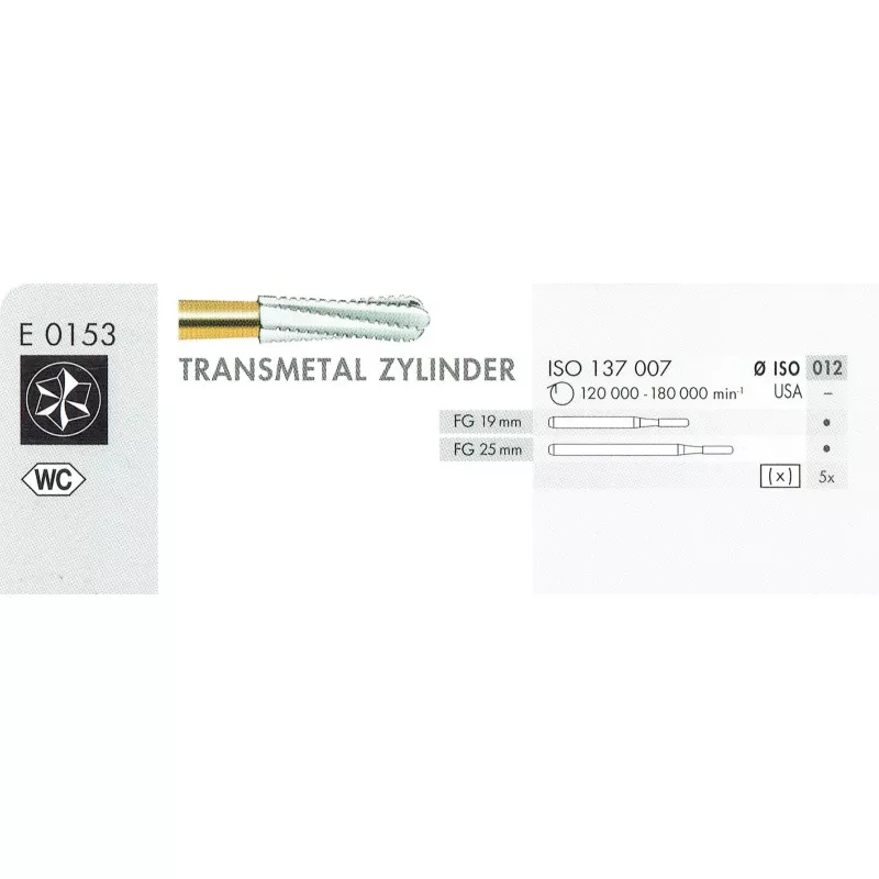Сверло Transmetal для коронки E0153 Maillefer