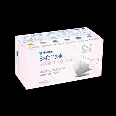 Медицинские маски SAFEMASK SofSkin FOG-FREE тип IIR