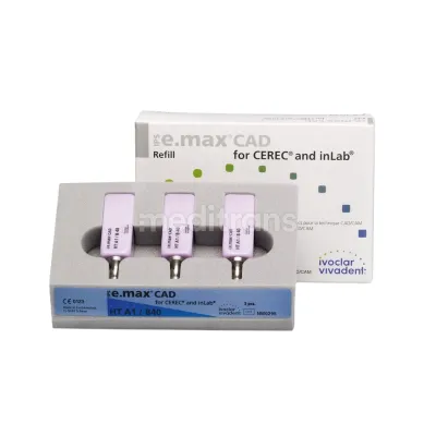 IPS e.max CAD для CEREC и inLab HT B40L, 3 шт.