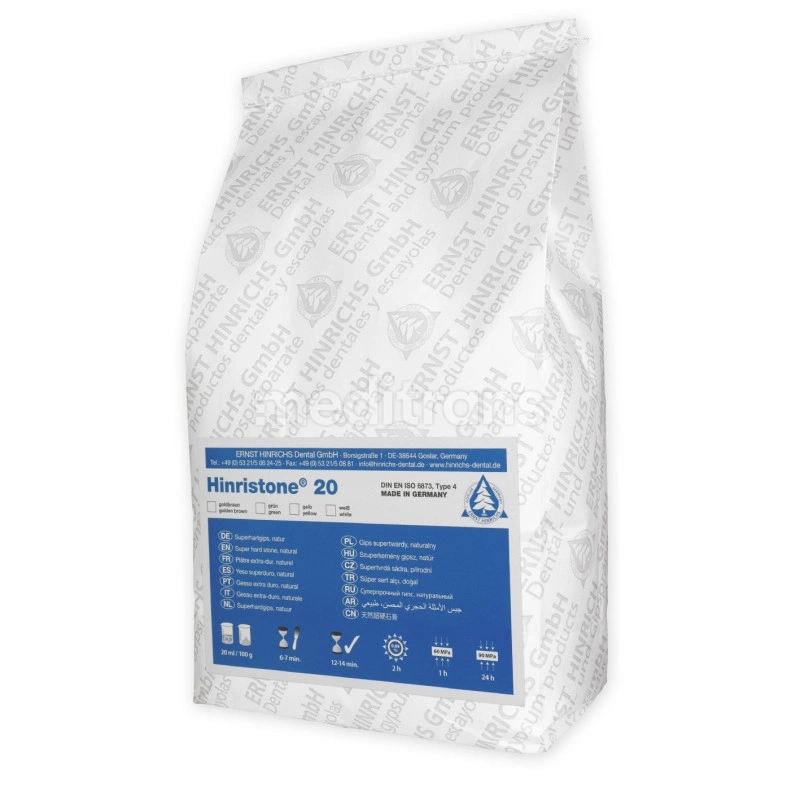 Гипс Hinristone 20 IV, желтый, 25 кг