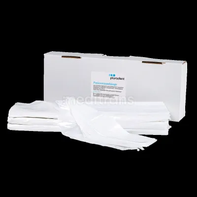 Слюнявчики для пескоструйной обработки PluLine White 80 x 60 см 100 шт.