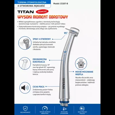 Титановая турбина COXO CX207B TITAN — фото 2