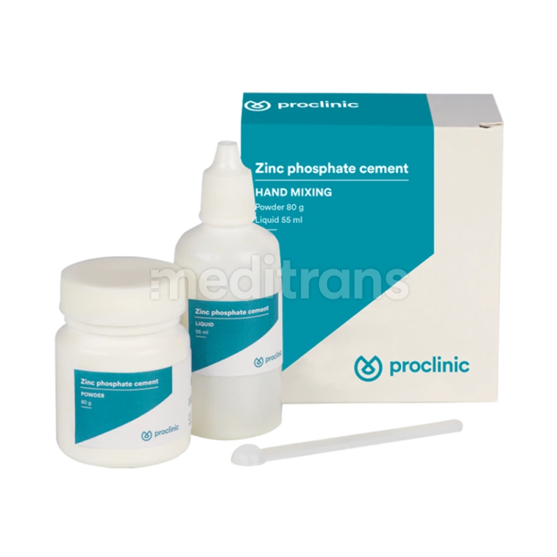 Цинково-фосфатный цемент Proclinic 80 г + 55 мл