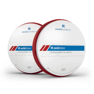 Цирконовые диски Amann Girrbach Zolid Bion 98x16 мм