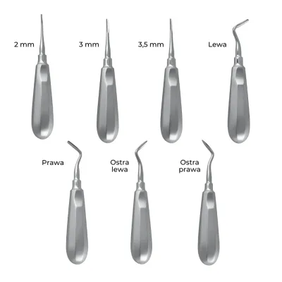 Flohr PrimaDent корневой рычаг с длинной ручкой