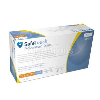 Нитриловые перчатки Safe Touch Advanced Platinum Medicom Violet, 100 шт.