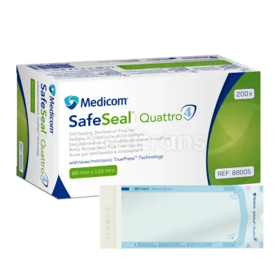 Пакеты для стерилизации MEDICOM SafeSeal Quattro 200 шт. — фото 3