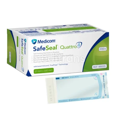 Пакеты для стерилизации MEDICOM SafeSeal Quattro 200 шт. — фото 5