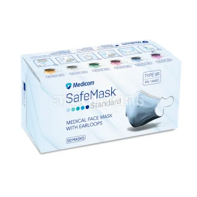 Защитные маски Safemask Standard Medicom 50 шт. — фото 2