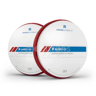 Цирконовые диски Amann Girrbach Zolid Bion 98x25 мм