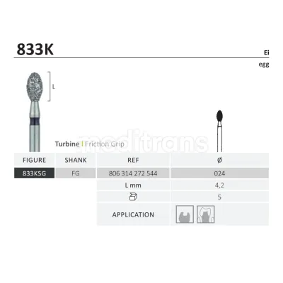 Алмазные сверла Jota Egg KSG 5 шт.