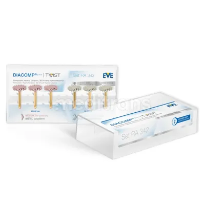 EVE полировщик DIACOMP PLUS TWIST 14 мм 6 шт.