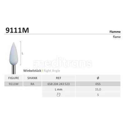 Ластики Jota UNIVERSAL polisher Flame 5 шт.