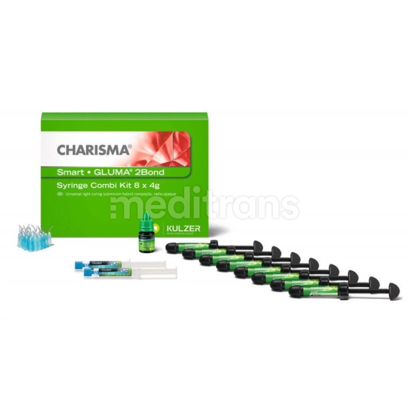 Набор Charisma SMART Combi, 8 шт. по 4 г + Gluma 2Bond