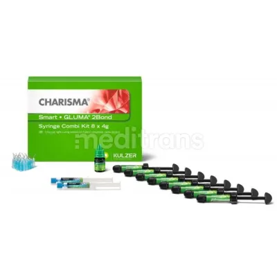 Набор Charisma SMART Combi, 8 шт. по 4 г + Gluma 2Bond
