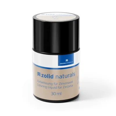 Zolid Naturals-красящий раствор Amann Girrbach 30 мл
