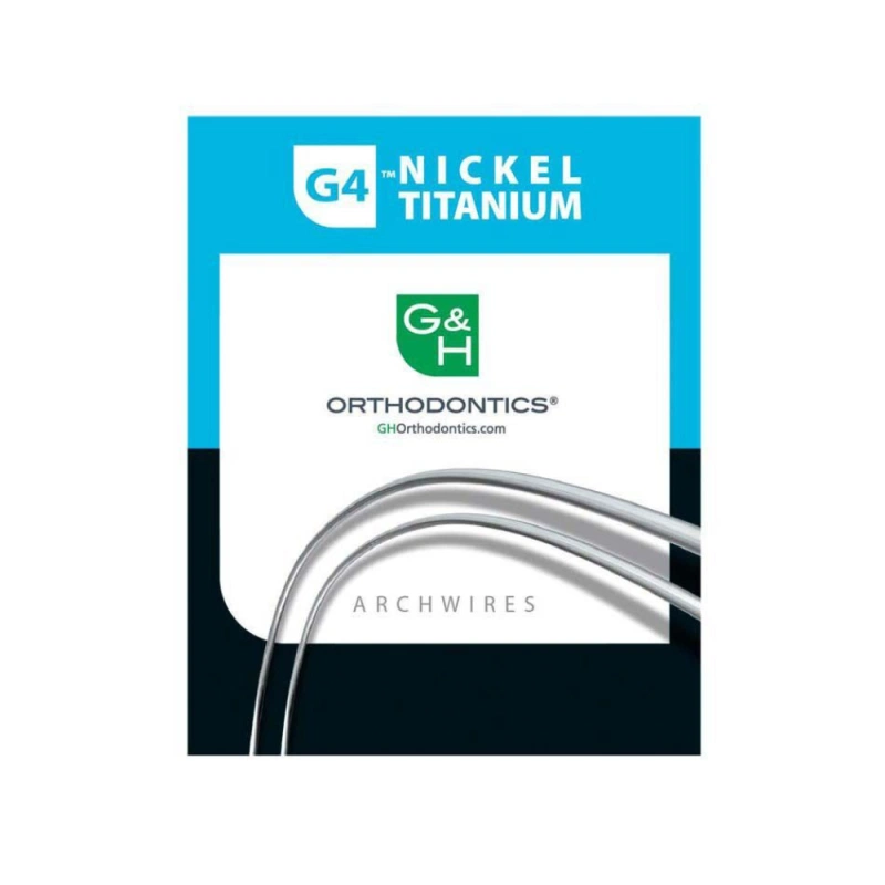 Никелево-титановые дуги G & H .016x. 025 5 шт.