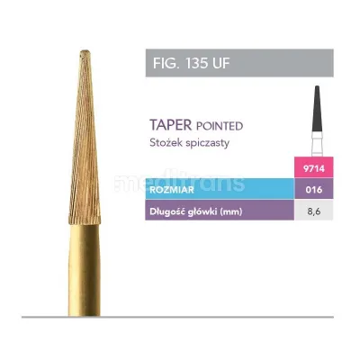 Prima Gold Taper Pointed, 30 нитей, 8,6 мм