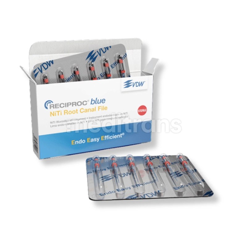 Файлы Reciproc Blue VDW R25 красный