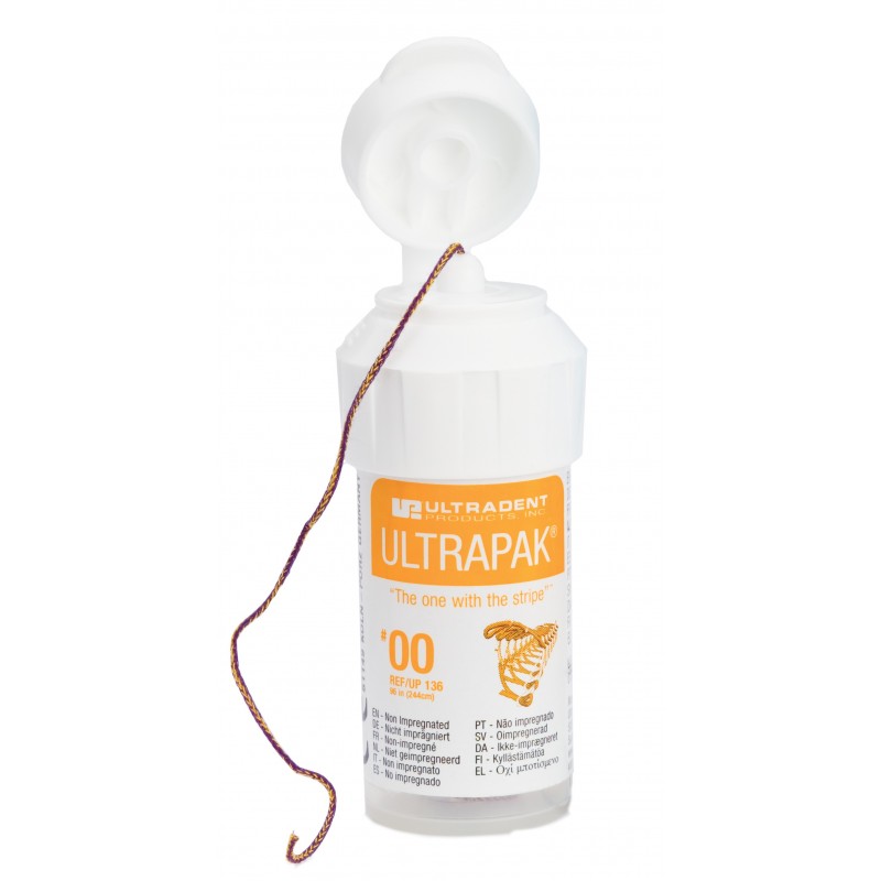 Ультрапак ретракционные нити 244см. Ultradent