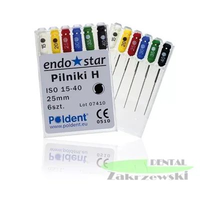 Pilniki H 31mm/28mm/25mm/21mm. op.6 шт. Poldent — фото 1