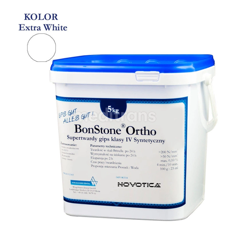 Гипс BonStone ORTHO klasy IV extra white 5 кг
