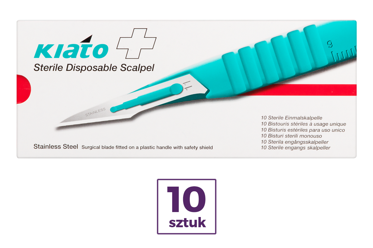 Скальпель одноразовый Kiato Plus 10 шт.