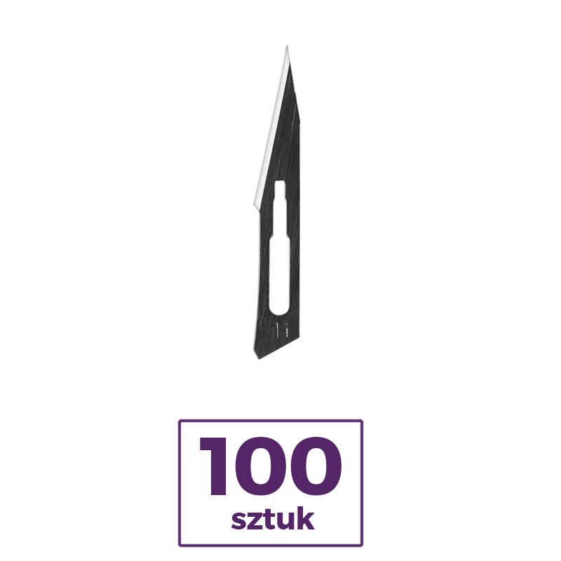 Скальпель - Лезвие хирургическое Kiato Plus 100 шт.
