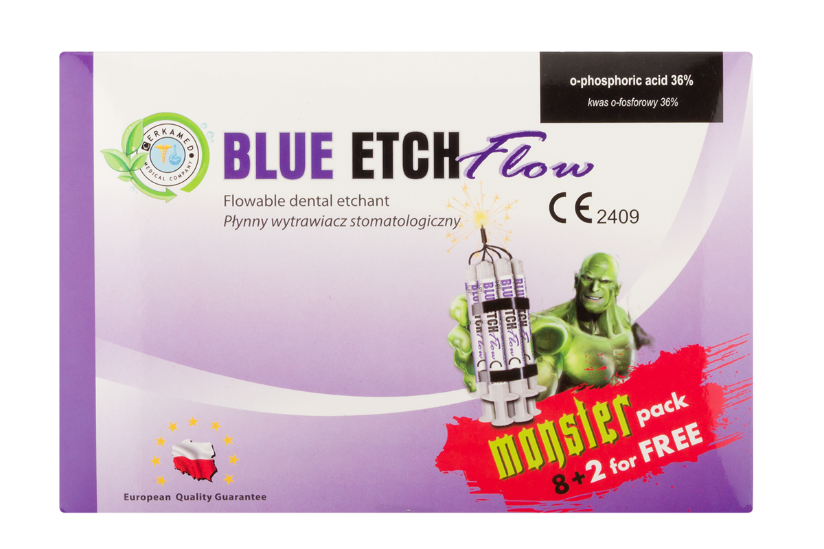 Протраватель Blue Etch Flow MONSTER PACK 36% 2 мл (2,6 г) х 10 шт.