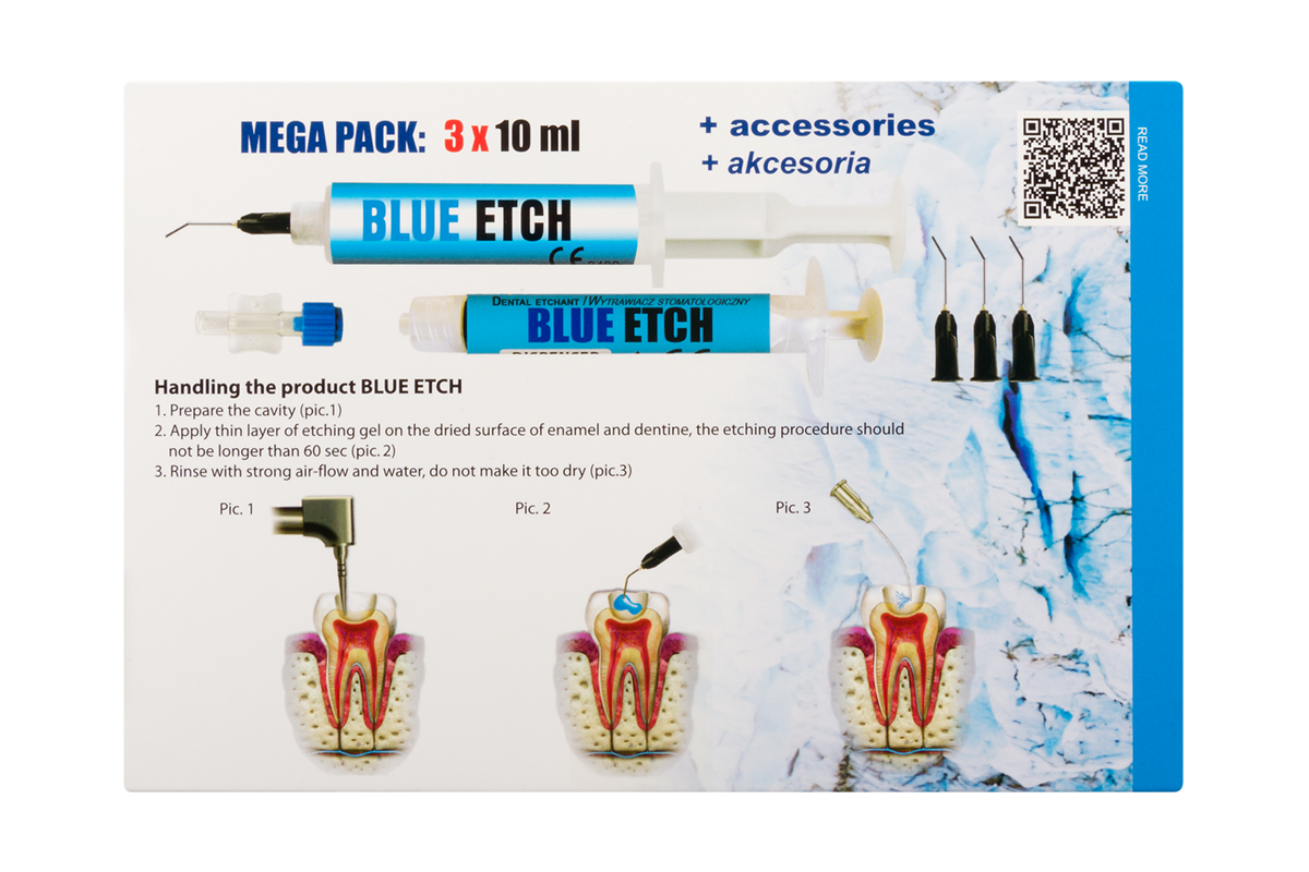 Протраватель Blue Etch MEGA PACK 36% 10 мл (13г) х 3 шт.