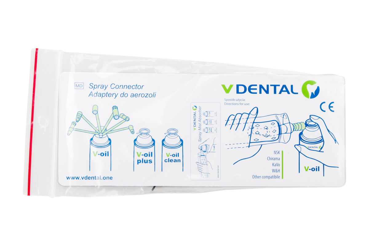 Универсальные насадки для смазки V-DENTAL
