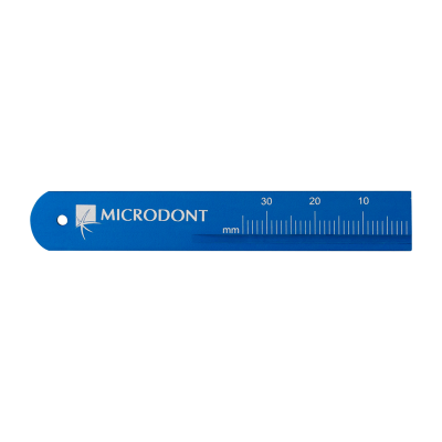 Металлическая эндодонтическая линейка 1 шт. Microdont — фото 2