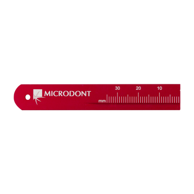 Металлическая эндодонтическая линейка 1 шт. Microdont — фото 4