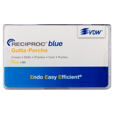 Гвоздика гуттаперча Reciproc blue 60 шт. VDW