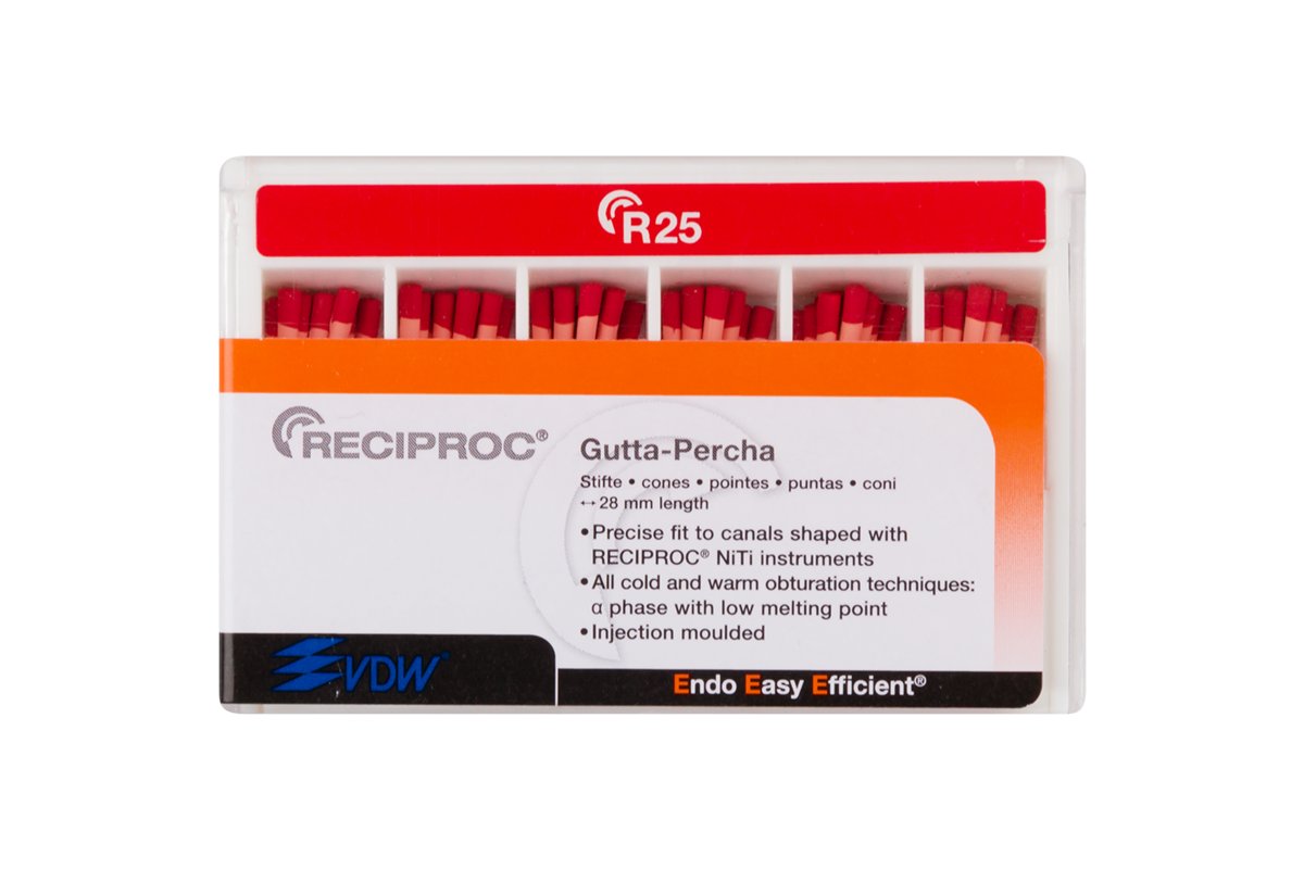 Гвоздика гуттаперча Reciproc 60 шт. VDW