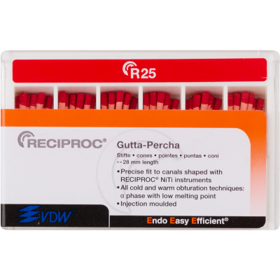 Гвоздика гуттаперча Reciproc 60 шт. VDW