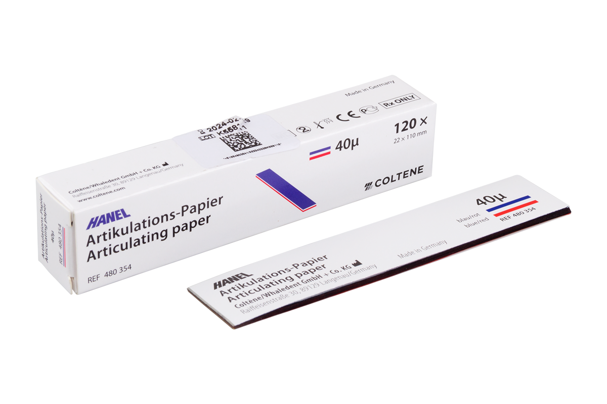 Бумага Hanel короткозамкнутая 40 мкм красная/синяя прямая 120 шт.