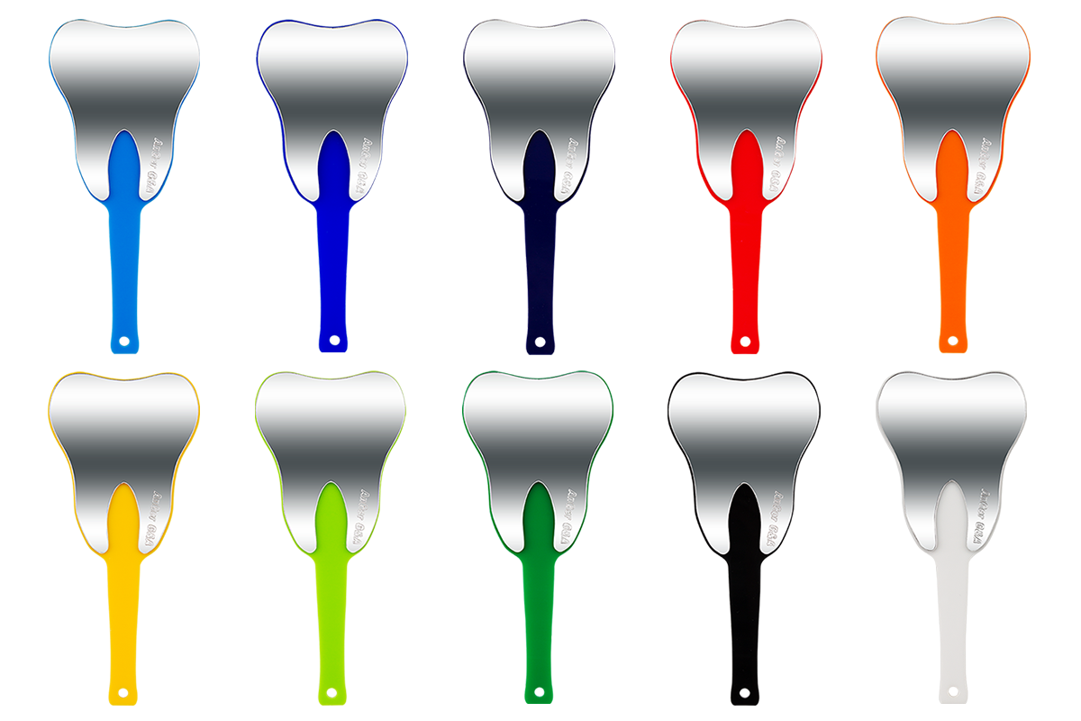Зеркало для пациентов "ZĄBEK" 10 х 21 см ГНЕВ