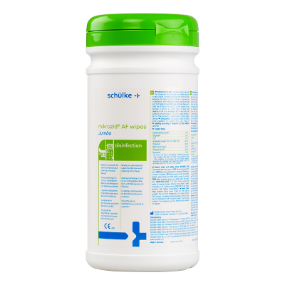Спиртовые салфетки Microzid AF Jumbo в контейнере 220 шт. Шульке